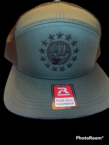 Richardson 7 Panel Cap Green/Black